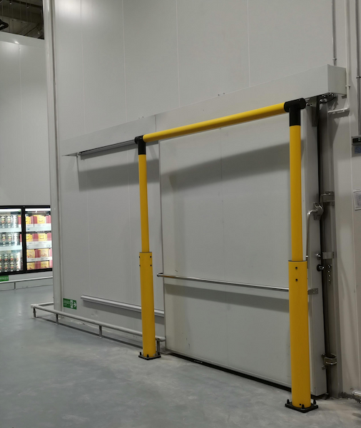 Plastic flexible door frame protector