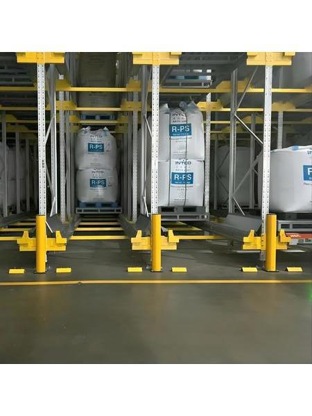 Durable bollards for warehouse equipment protection