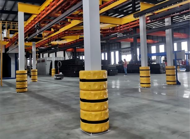 Ống bảo vệ chống va chạm linh hoạt cho cột kho hàng
