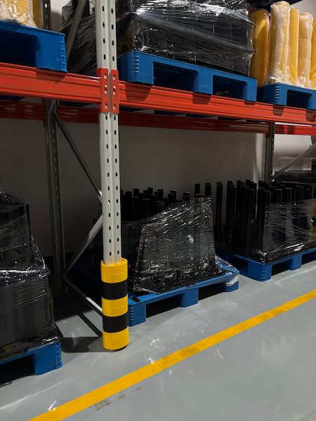 pallet rack upright protectors