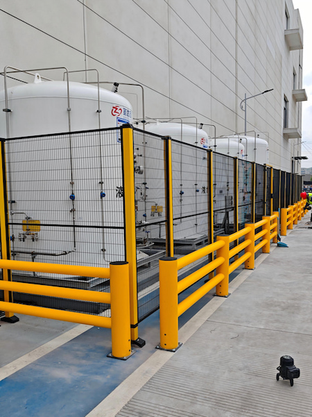 flexible safety barrier system