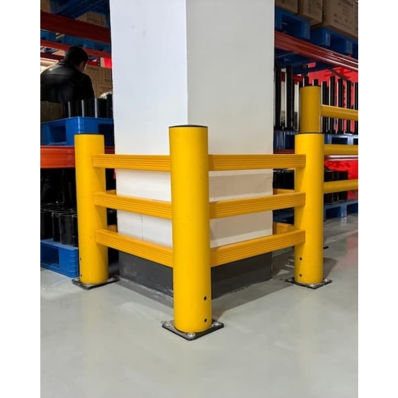 Tấm chắn cột bằng nhựa | Bảo vệ chống va đập cho xe nâng trong nhà kho